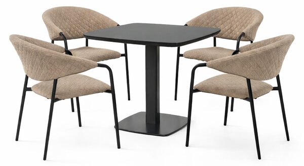 Doppler PICASO MELIA LIKA-TEX® mocca, 4+1