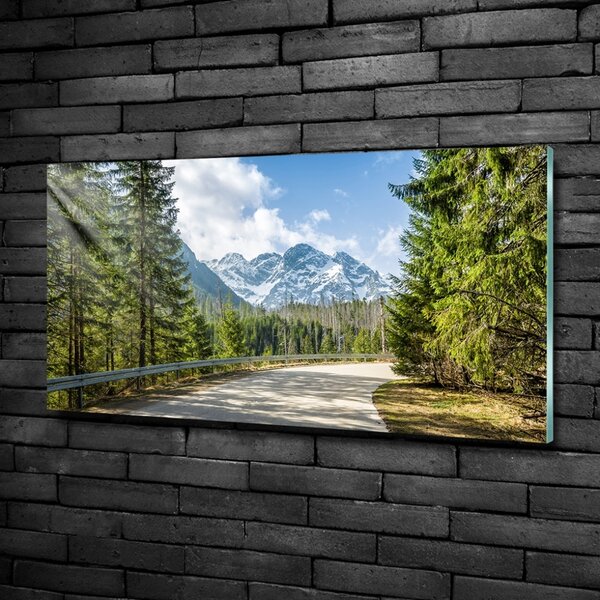 Foto obraz fotografie na skle Cesta Tatry osh-129408685
