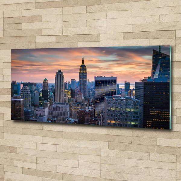 Foto obraz sklo tvrzené Manhattan New York osh-131426283