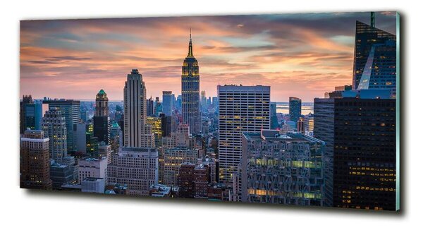Foto obraz sklo tvrzené Manhattan New York osh-131426283