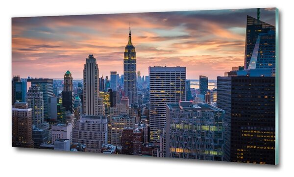 Foto obraz sklo tvrzené Manhattan New York osh-131426283