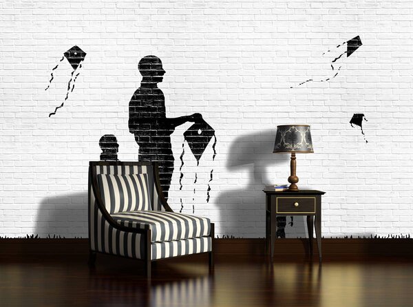 Fototapeta - Stíny (152,5x104 cm)