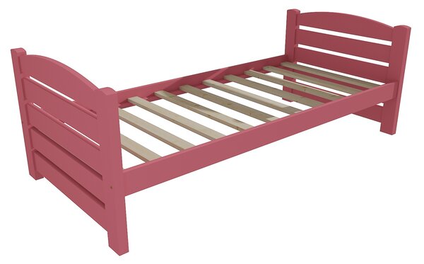 Vomaks Dětská postel DP 011 Rozměr: 90 x 180 cm, Povrchová úprava: netransparentní barva růžová