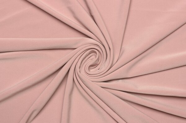 Úplet polyester elastický tenký - Starorůžový