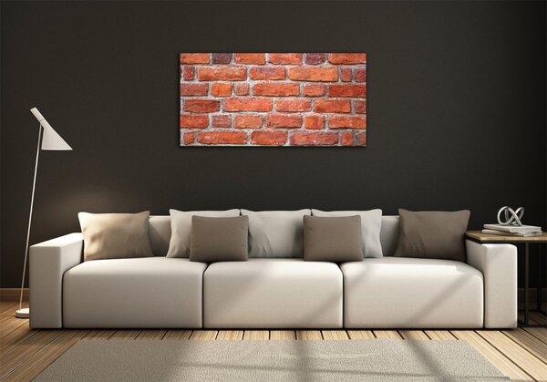 Foto obraz sklo tvrzené Zděná zeď osh-133312670