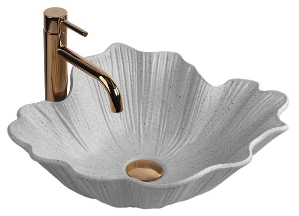 Rea, Umyvadlo na desku Rea Flower Grey, REA-U7885