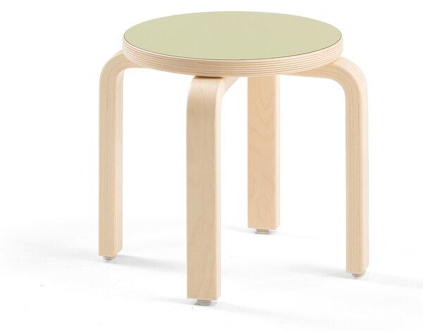 AJ Produkty Dětská stolička DANTE, výška 310 mm, bříza/zelená