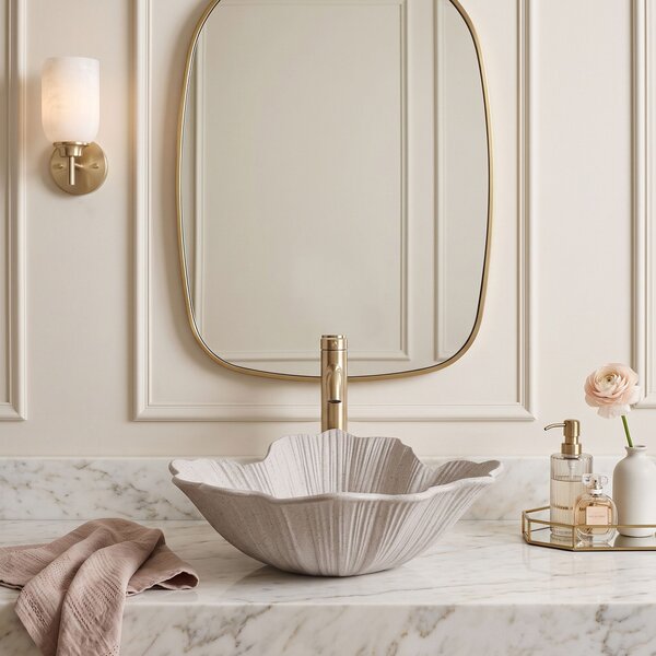 Rea, Umyvadlo na desku Rea Flower Beige, REA-U7888