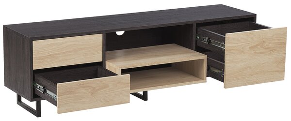 TV stolek MAINE Hnědá/Černá