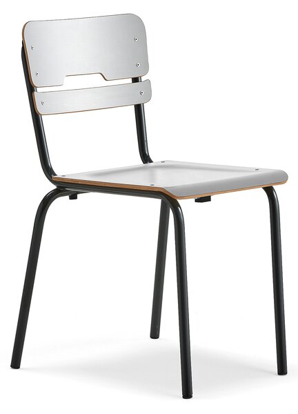 AJ Produkty Školní židle SCIENTIA, sedák 390x390 mm, výška 460 mm, antracitová/šedá