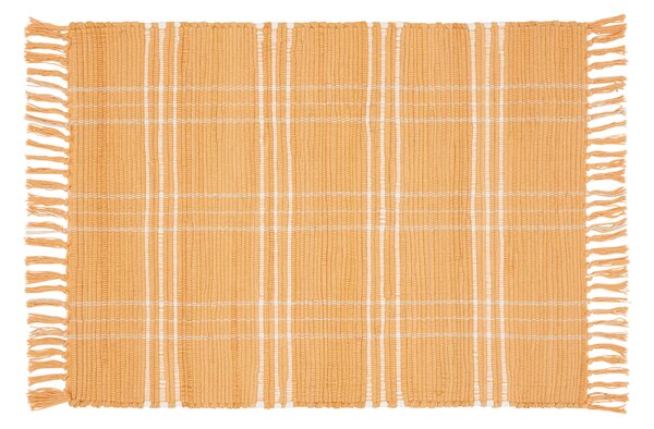 RUČNĚ TKANÝ KOBEREC, 60/90 cm, oranžová Boxxx - Vlněné koberce