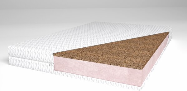 Eureka Pěnová matrace s kokosem MARGO Premium 21cm 80 x 200 Bílá