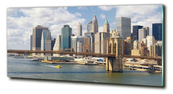 Foto obraz sklo tvrzené Manhattan New York osh-136544360