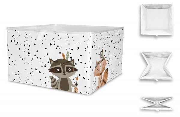 Úložná krabice raccoon indian, 20x32cm