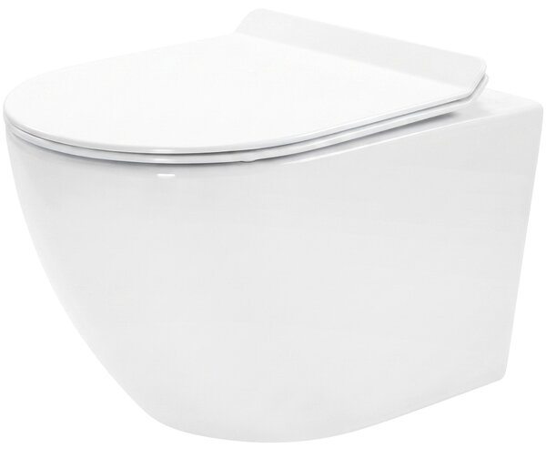 Závěsná WC mísa CARLO Flat Mini - bílá