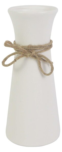 VÁZA, textil, keramika, 20 cm Ambia Home - Keramické vázy