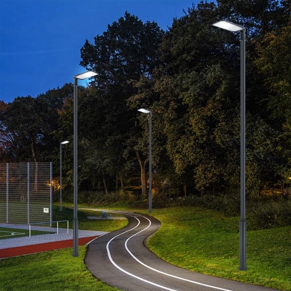 Brilagi-LED Venk. lampa se sloupem a kl. 5 m URBANLIGHT LED/200W/230V antr. IP65