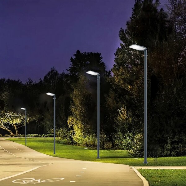 Brilagi-LED Venk. lampa se sloupem a kl. 4 m URBANLIGHT LED/100W/230V antr. IP65