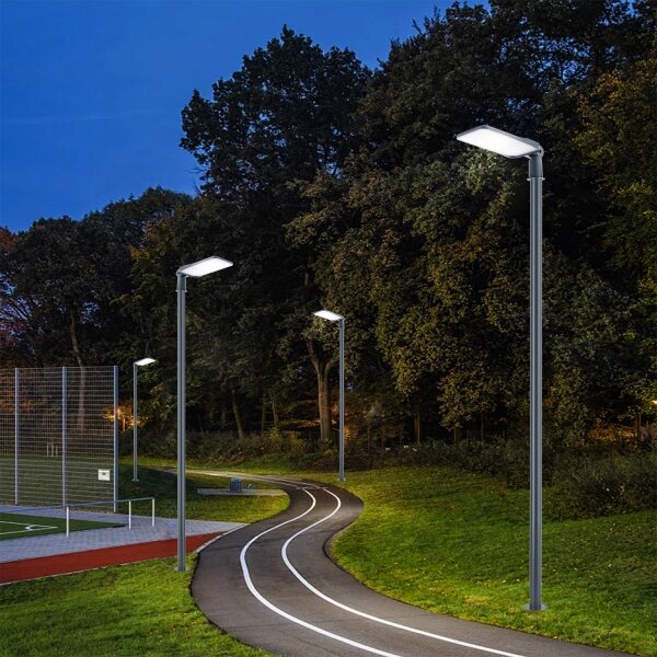 Brilagi-LED Venk. lampa se sloupem a kl. 4 m URBANLIGHT LED/200W/230V antr. IP65