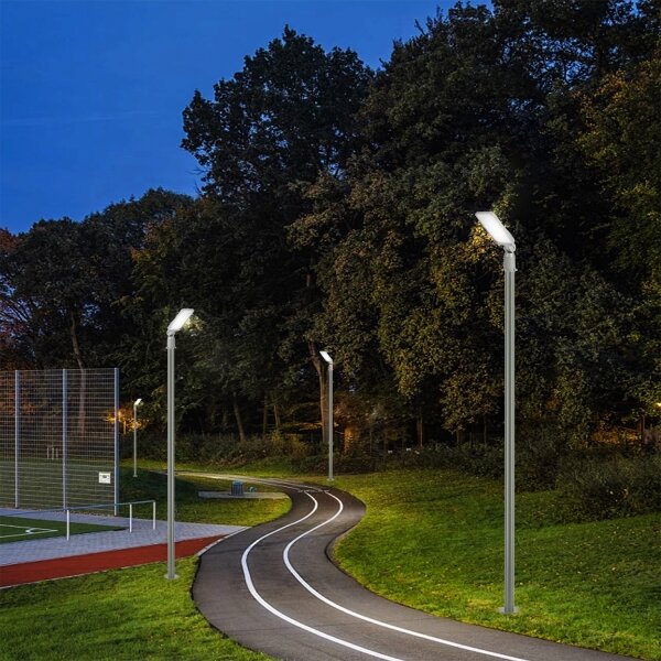 BRILAGI -LED Venk. lampa se sloupem a kl. 3 m URBANLIGHT LED/50W/230V šedá IP65