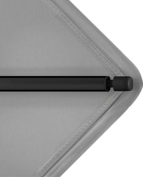 Knirps APOLL BLACK zahradní slunečník 240 x 240 cm světle šedá