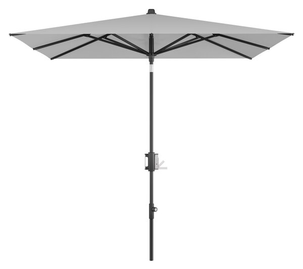 Knirps APOLL BLACK zahradní slunečník 240 x 240 cm světle šedá