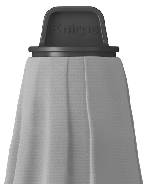 Knirps APOLL BLACK zahradní slunečník 240 x 240 cm světle šedá