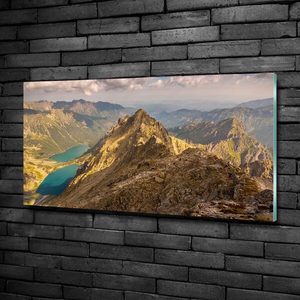 Fotoobraz na skle Mořské oko Tatry osh-144883679