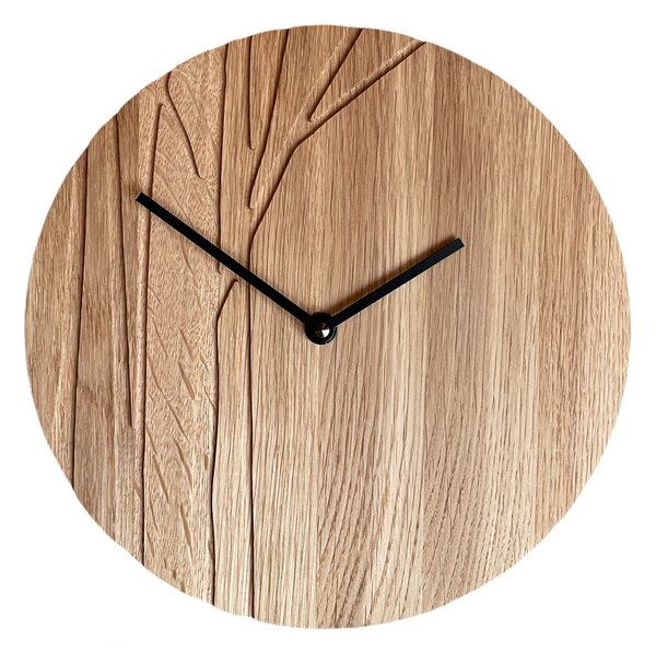 Wook | Dřevěné nástěnné hodiny LESHY rozměr: 24cm