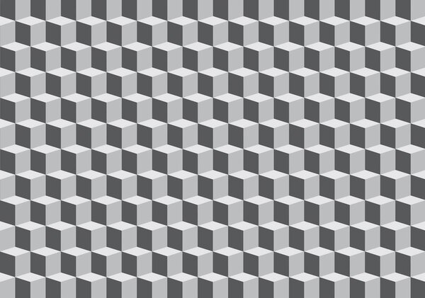 Fototapeta - Čtverce 3D (254x184 cm)