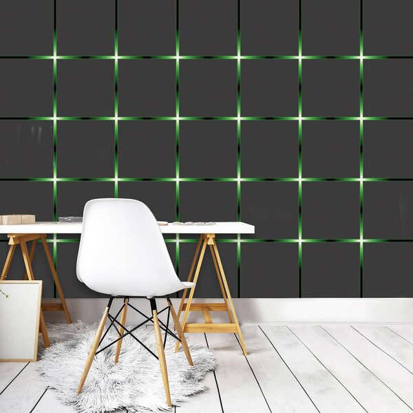 Fototapeta - Zelená mřížka (152,5x104 cm)