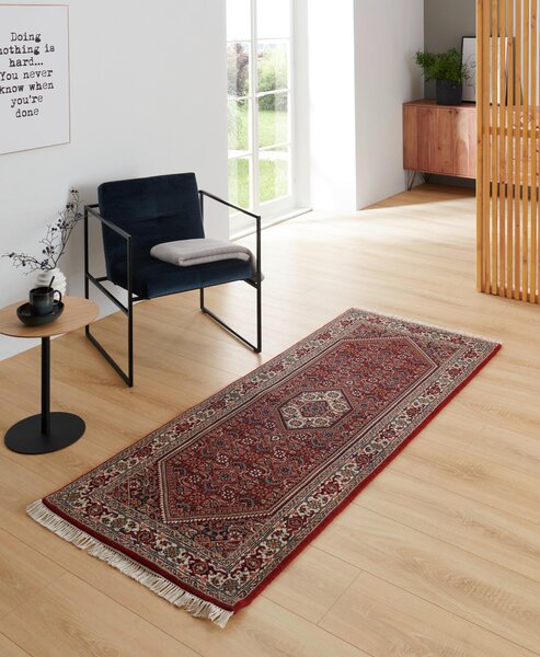 ORIENTÁLNÍ KOBEREC, 80/200 cm krémová, červená Cazaris - Orientální koberce