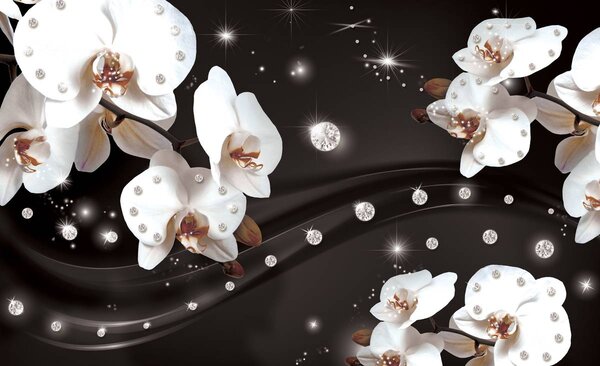 Fototapeta - Orchideje (152,5x104 cm)