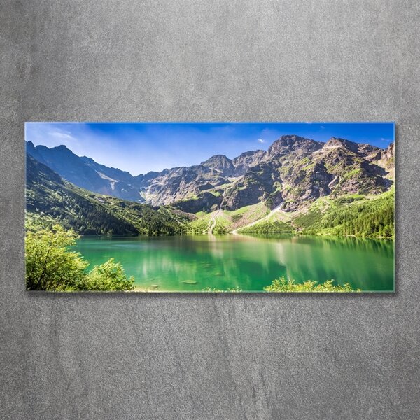 Foto obraz fotografie na skle Mořské oko Tatry osh-148762187