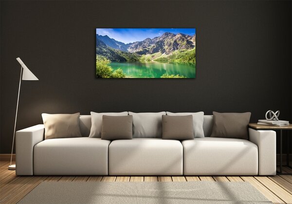Foto obraz fotografie na skle Mořské oko Tatry osh-148762187