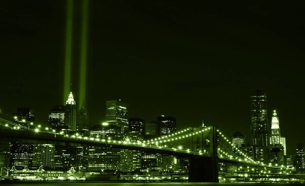 Fototapeta - New York Brooklyn Bridge City (152,5x104 cm)