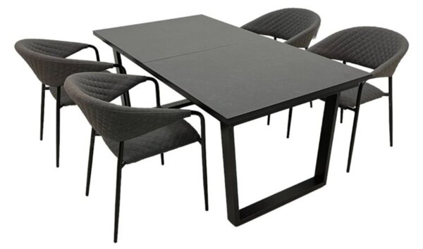Doppler LIVORNO MELIA LIKA-TEX® zahradní sedací souprava 4+1 antracit