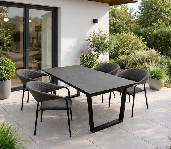 Doppler LIVORNO MELIA LIKA-TEX® zahradní sedací souprava 4+1 antracit