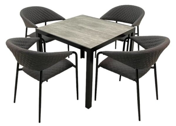 Doppler BERGAMO MELIA LIKA-TEX® zahradní sedací souprava 4+1 antracit