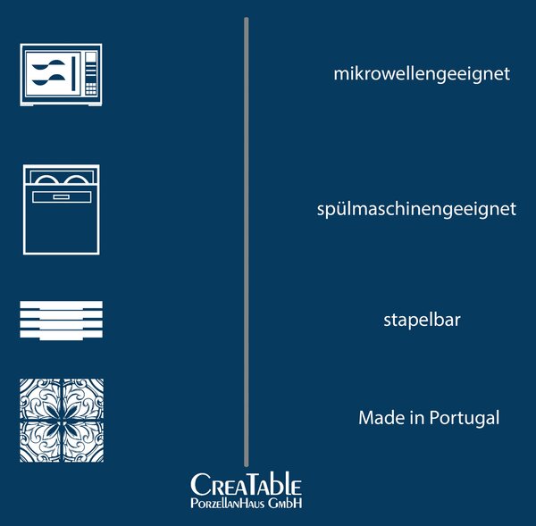 JÍDELNÍ SOUPRAVA, kamenina Creatable - Online Only nádobí, Online Only
