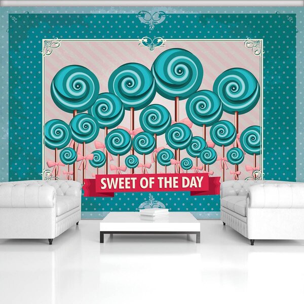 Fototapeta - Sweet Pin Up Lollies (152,5x104 cm)
