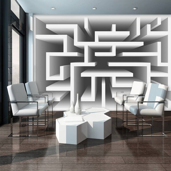 Fototapeta - 3D labyrint (152,5x104 cm)