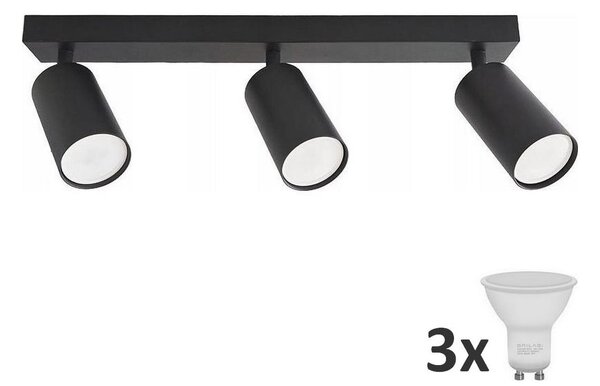LED Bodové svítidlo ANGIE 3xGU10/6W/230V černá