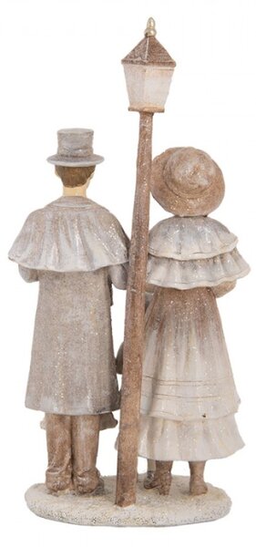 Vánoční dekorace figurka rodinky zpívající koledy – 15x11x30 cm