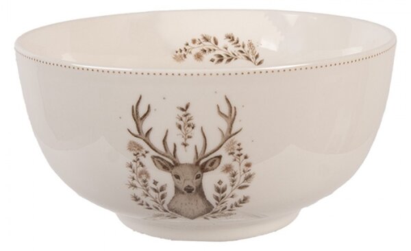 Keramická miska s motivem jelena Gentle Wilderness – 14 x 7 cm / 500 ml