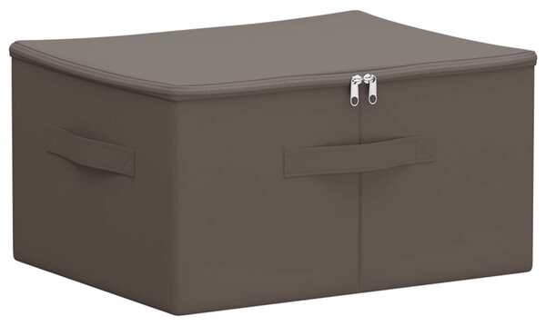 Úložná krabice 24 ks netkaný textil 43 x 34 x 23 cm 33,6 L Šedá