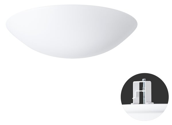 OSMONT TIT65037 TITAN V2 stropní/nástěnné plastové polovestavné svítidlo bílá IP44 3000 K 34W LED