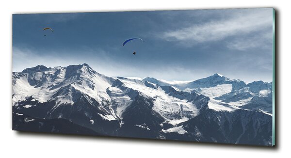 Foto obraz fotografie na skle Paragliding Alpy osh-175499481