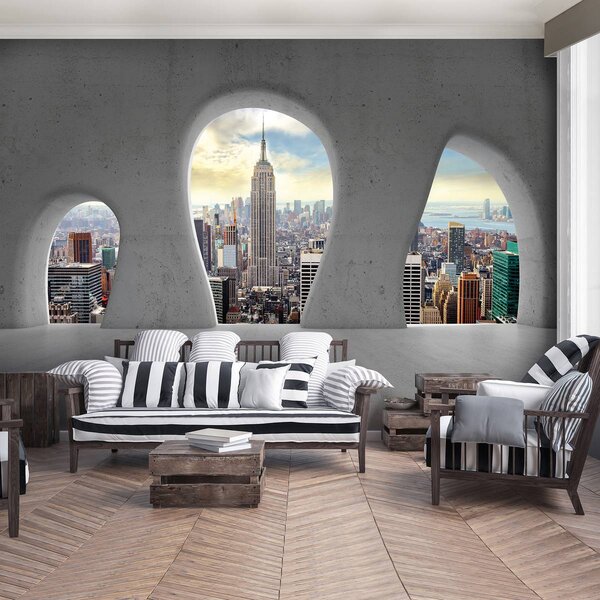 Fototapeta - New York Window View (152,5x104 cm)