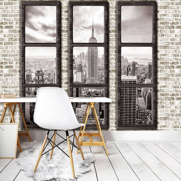 Fototapeta - New York - výhled z okna (152,5x104 cm)